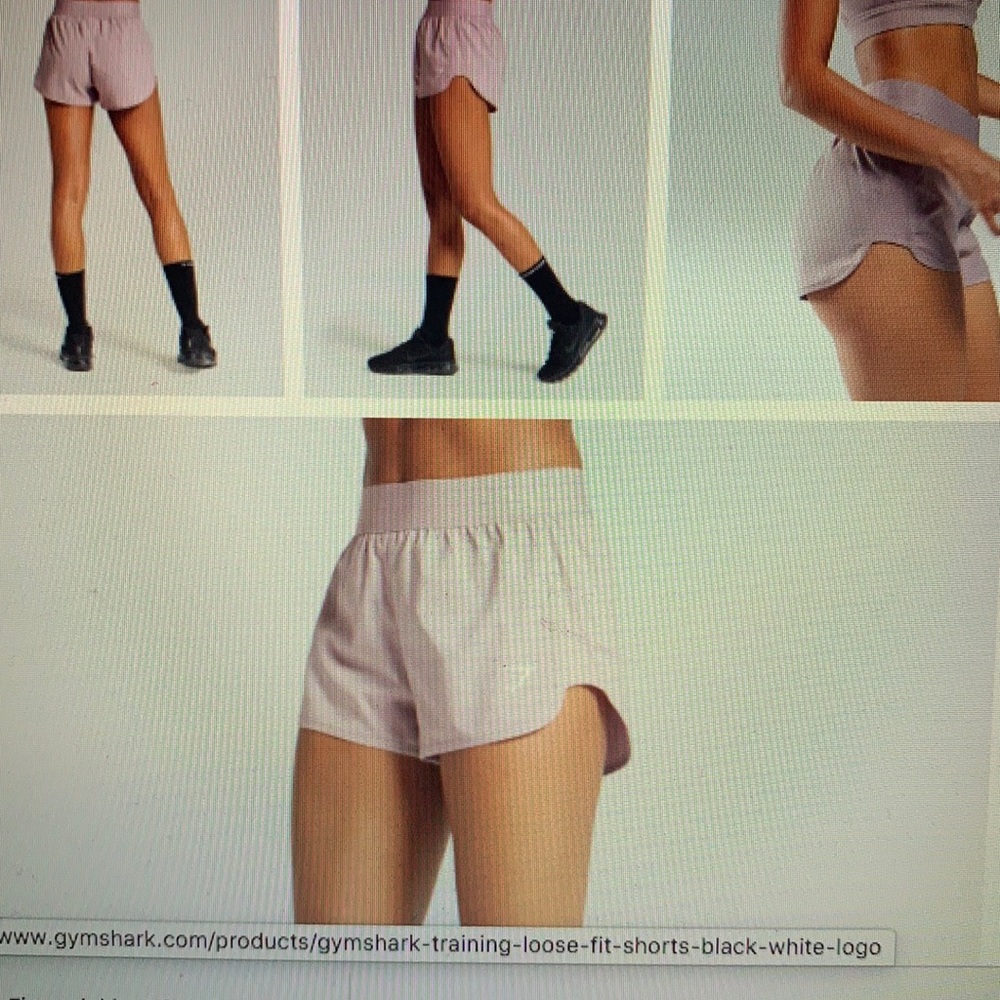 Gymshark loose fit training shorts iso